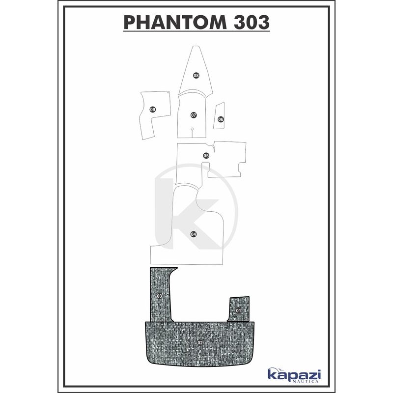tapete-pvc-nautico-trancado-para-phantom-303-plataforma-branco-e-preto-com-borda
