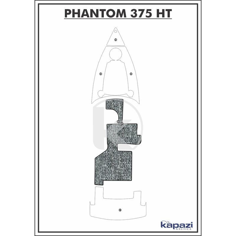 tapete-pvc-nautico-trancado-para-phantom-375-ht-cockpit-branco-e-preto-com-borda