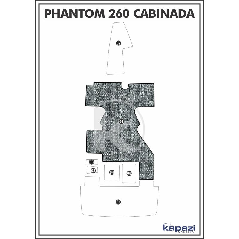 tapete-pvc-nautico-trancado-para-phantom-260-cabinada-cockpit-branco-e-preto-com-borda