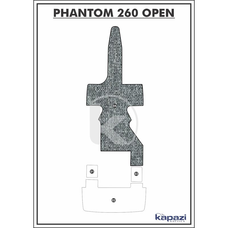 tapete-pvc-nautico-trancado-para-phantom-260-open-cockpit-branco-e-preto-com-borda