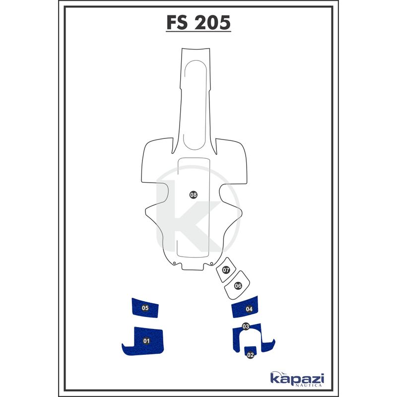 tapete-pvc-vinil-kap-para-fs-205-plataforma-azul-royal