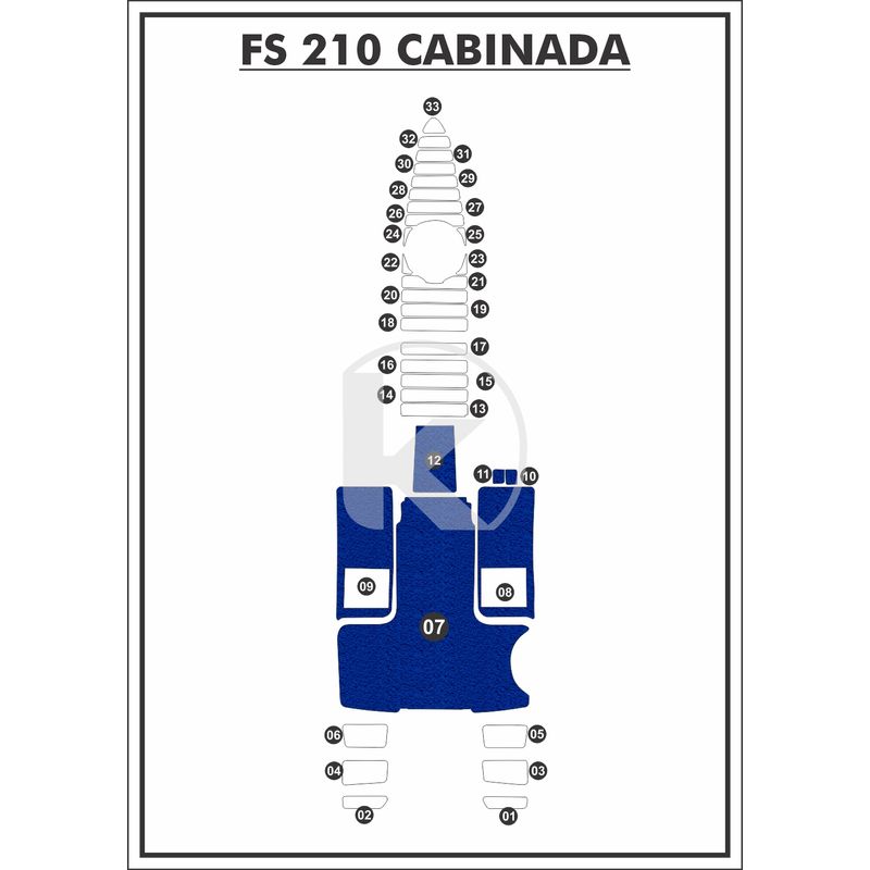 tapete-pvc-vinil-kap-para-fs-210-cabinada-cockpit-azul-royal