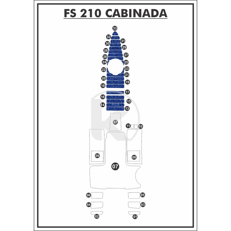 tapete-textil-nauti-clean-para-fs-210-cabinada-cabine-azul-maritimo-com-borda