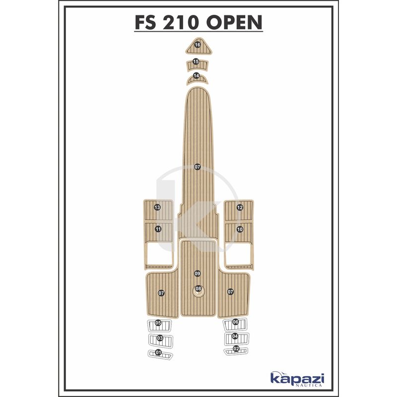 tapete-eva-soft-tech-para-fs-210-open-cockpit-areia-friso-preto