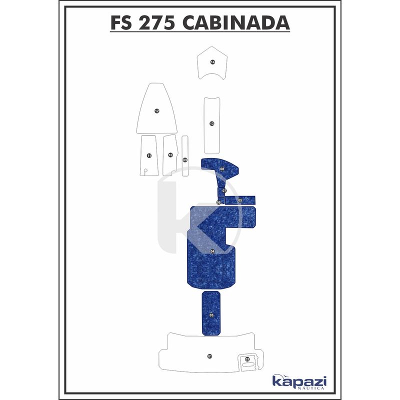 tapete-textil-nauti-clean-para-fs-275-cabinada-cockpit-azul-maritimo-com-borda