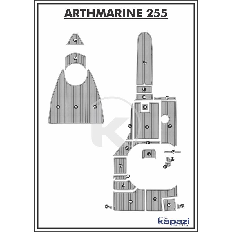 tapete-pvc-thermo-deck-comfort-para-arthmarine-255-completo-cinza-friso-preto