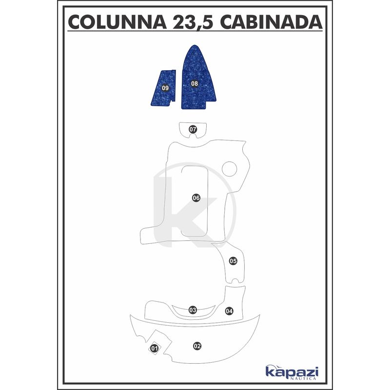 tapete-textil-nauti-clean-para-colunna-235-cabinada-cabine-azul-maritimo-com-borda