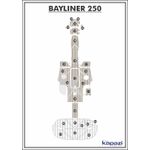 Tapete-PVC-Thermo-Deck-Classic-para-Bayliner-250-Cockpit-Areia-friso-Preto