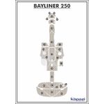 Tapete-PVC-Thermo-Deck-Classic-para-Bayliner-250-Completo-Areia-friso-Preto