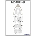 Tapete-PVC-Thermo-Deck-Classic-para-Bayliner-2655-Passadico-Areia-friso-Preto