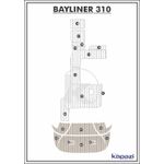 Tapete-PVC-Thermo-Deck-Classic-para-Bayliner-310-Plataforma-Areia-friso-Preto