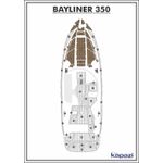 Tapete-PVC-Thermo-Deck-Beach-para-Bayliner-350-Proa-Natural-friso-Preto