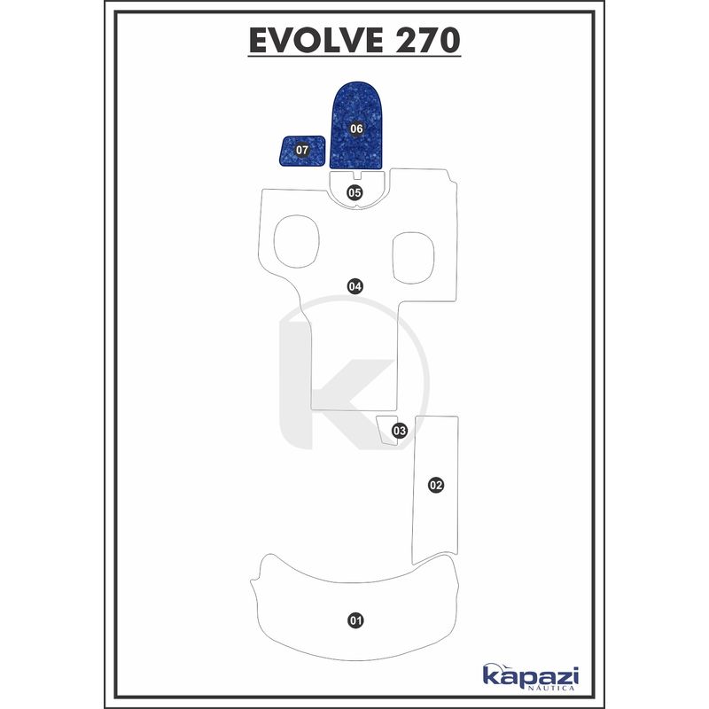 tapete-textil-nauti-clean-para-evolve-270-cabine-azul-maritimo-com-borda