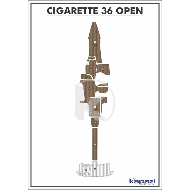 tapete-pvc-thermo-deck-beach-para-cigarette-360-open-cockpit-natural-friso-preto