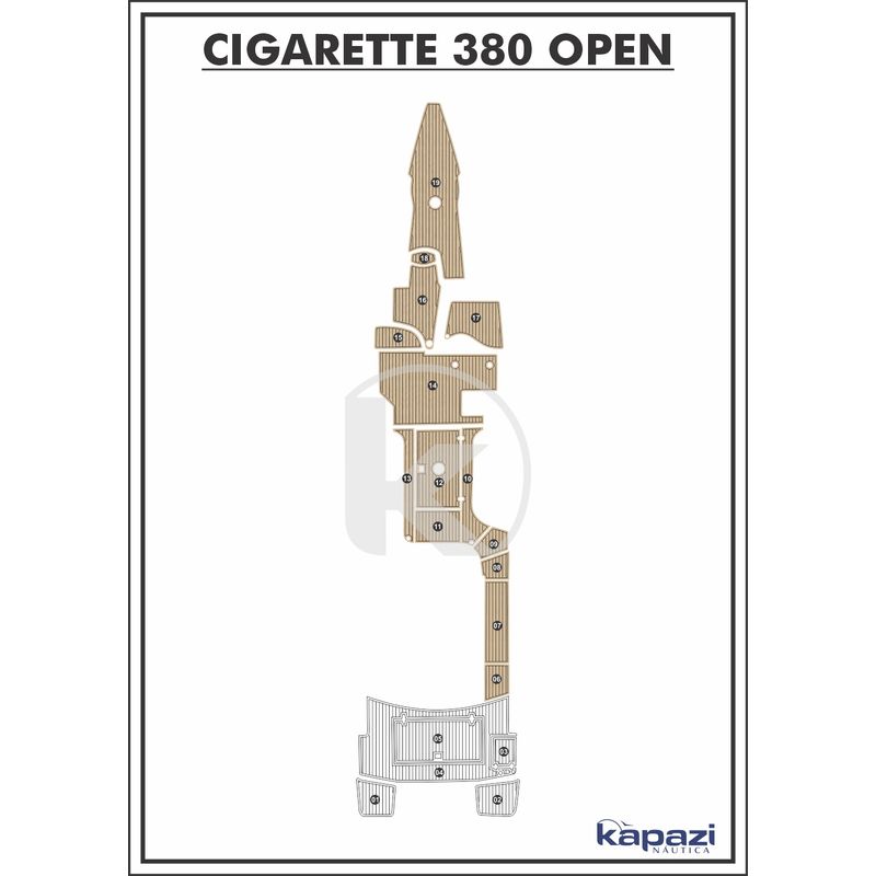 tapete-eva-soft-tech-para-cigarette-380-open-cockpit-areia-friso-preto
