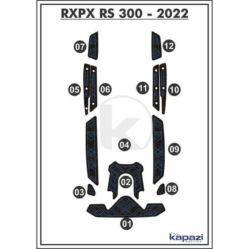 tapete-eva-soft-tech-para-seadoo-rxpx-rs-300-2022-preto-friso-azul