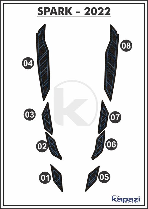 Tapete Eva Soft Tech Para Seadoo SPARK - 2022