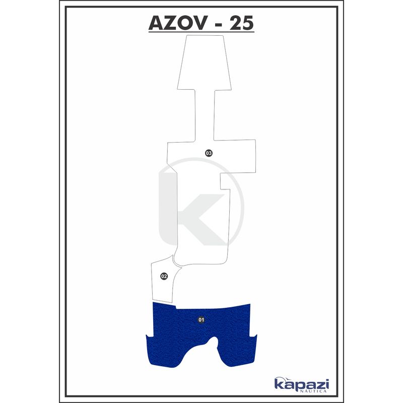 Tapete-PVC-Vinil-Kap-para-Azov-Z-260-Plataforma-Azul-Royal