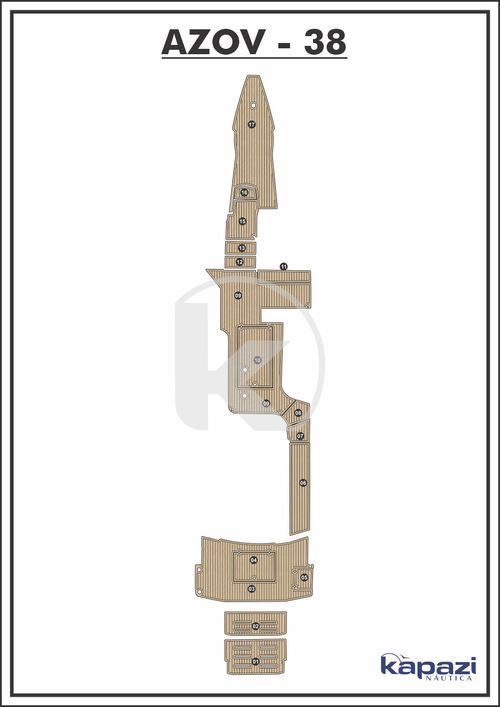 Tapete EVA Soft Tech para Azov Z 380 Open - Completo