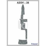 Tapete-PVC-Nautico-Trancado-para-Azov-Z-380-Open-Completo-Branco-e-Preto-com-Borda
