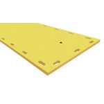 Tapete-Flutuante-Modular-Bicolor-com-Acessorios-1mx3mx40mm-na-cor-Amarelo-e-Laranja