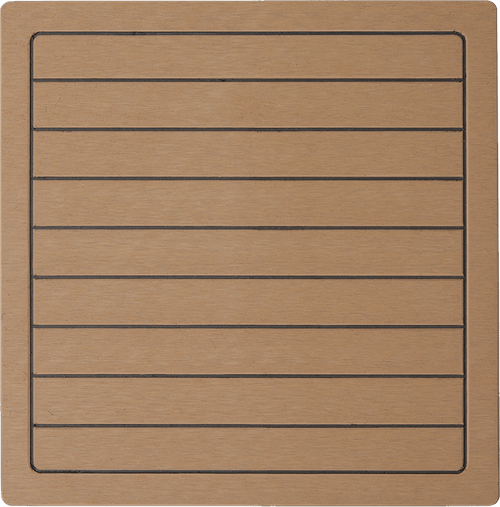 Amostra - Tapete PVC Thermo Deck Beach - Natural friso Preto