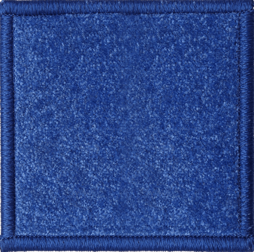 Amostra - Tapete Têxtil Nauti Clean - Azul Marítimo com Borda